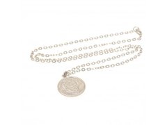 Manchester City řetízek na krk s přívěškem Silver Plated Pendant & Chain