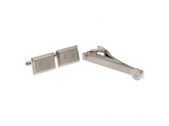 Manchester City set kravatová spona a manžetové knoflíčky Tie Slide & Cufflink Set