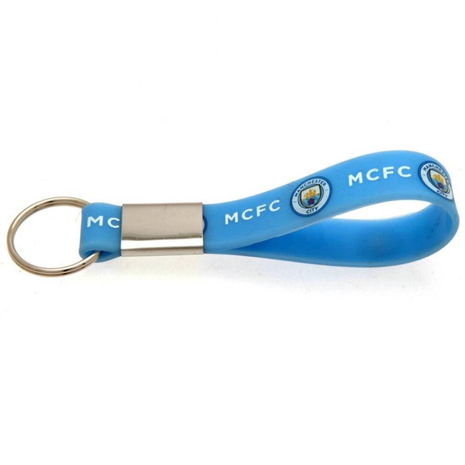 Manchester City přívěšek na klíče Silicone Keyring - Manchester City klíčenky, náramky, šperky