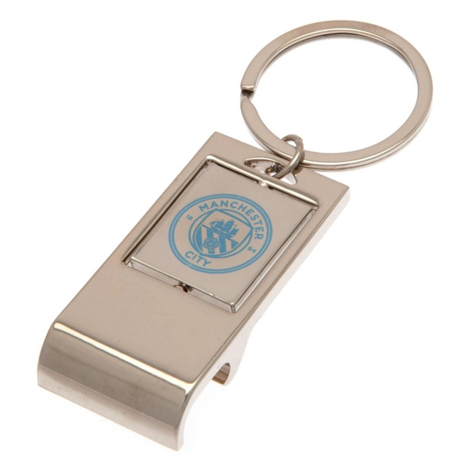 Manchester City přívěšek s&nbsp;otvírakem Executive Bottle - Manchester City klíčenky, náramky, šperky