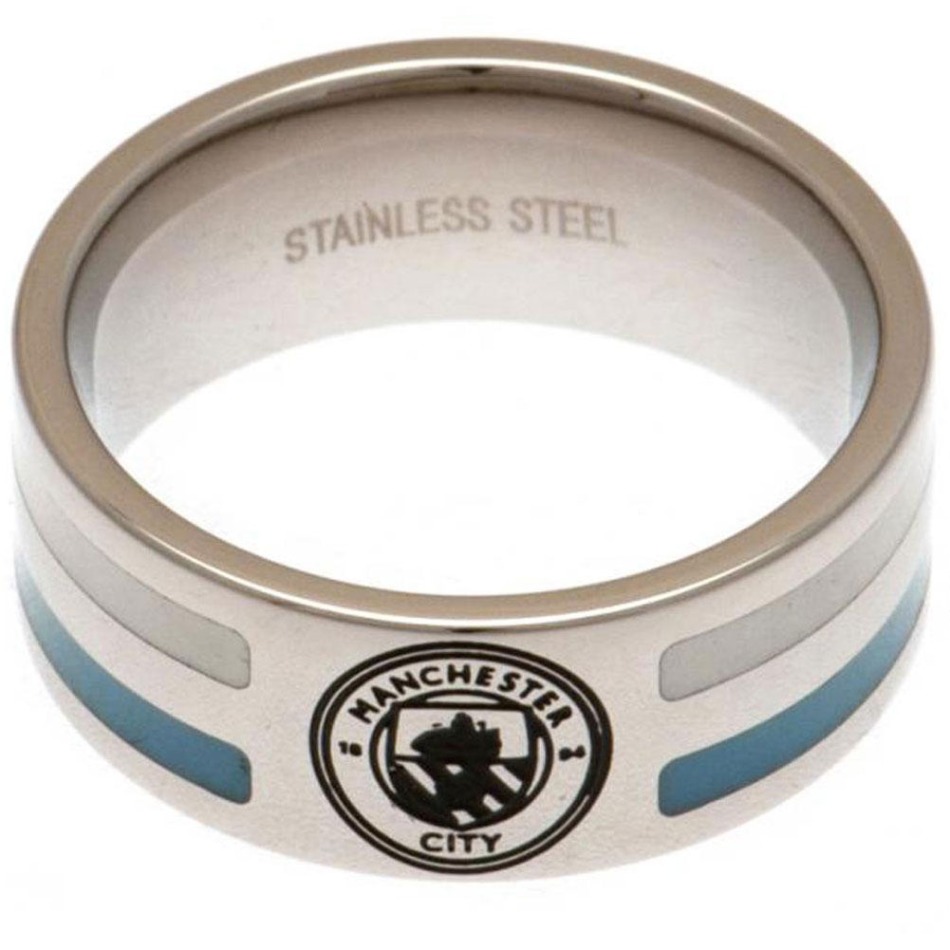 Manchester City prsten Colour Stripe Ring Small