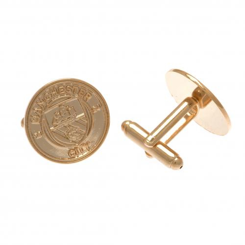 Manchester City manžetové knoflíčky Gold Plated Cufflinks - Manchester City klíčenky, náramky, šperky