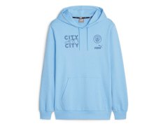Manchester City pánská mikina s kapucí FtblCore blue