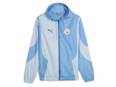 Manchester City pánská bunda s kapucí Pre-Match blue