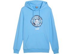 Manchester City pánská mikina s kapucí Culture blue