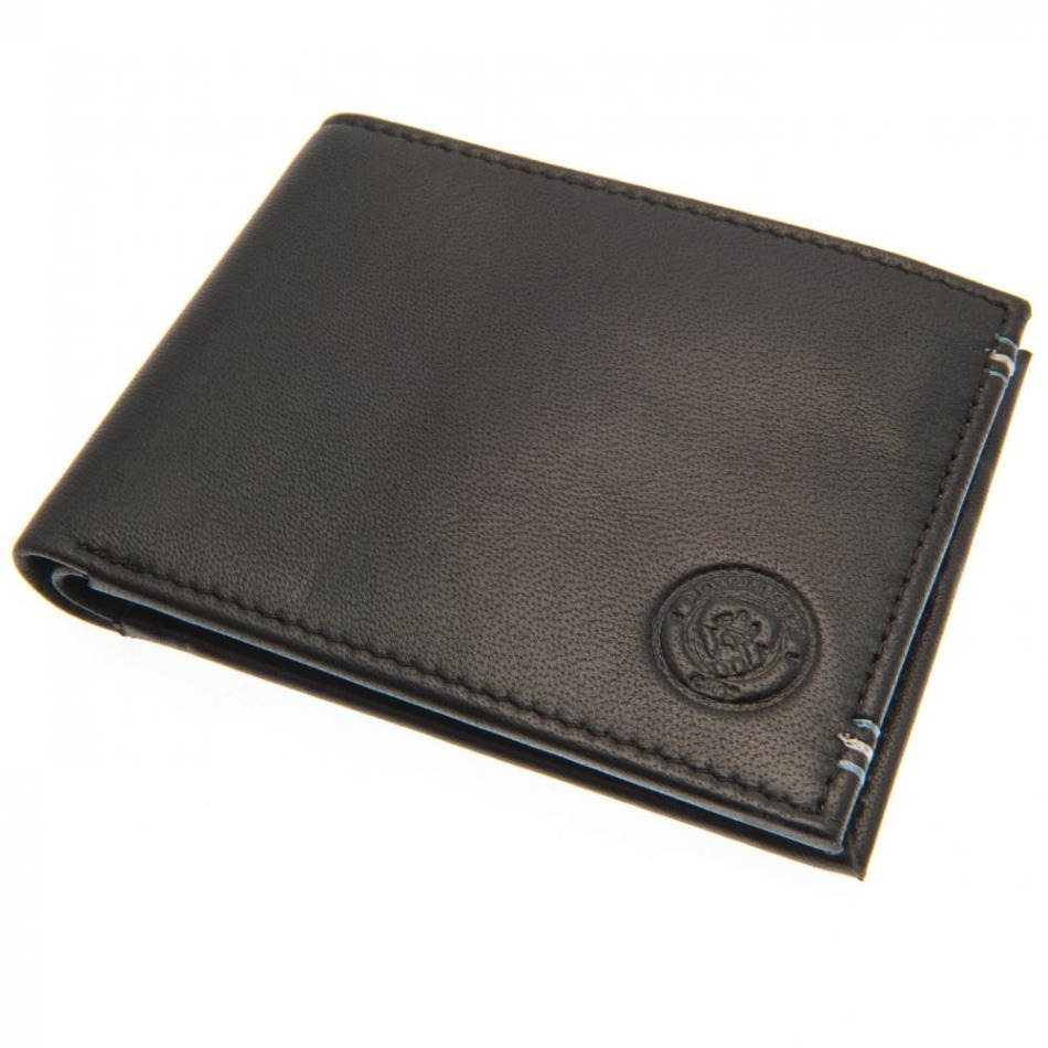 Manchester City peněženka Leather Stitched - Manchester City ostatní modní doplňky