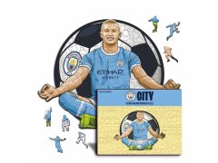 Manchester City dřevěné puzzle Haaland NEW 270 ks