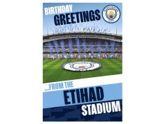 Manchester City narozeninové přání Pop-Up Birthday Card