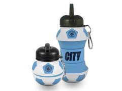 Manchester City FC Collapsible Football Drinks Bottle