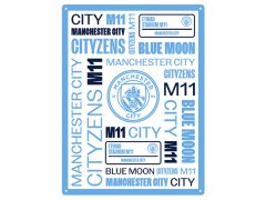 Manchester City FC Large Montage Sign