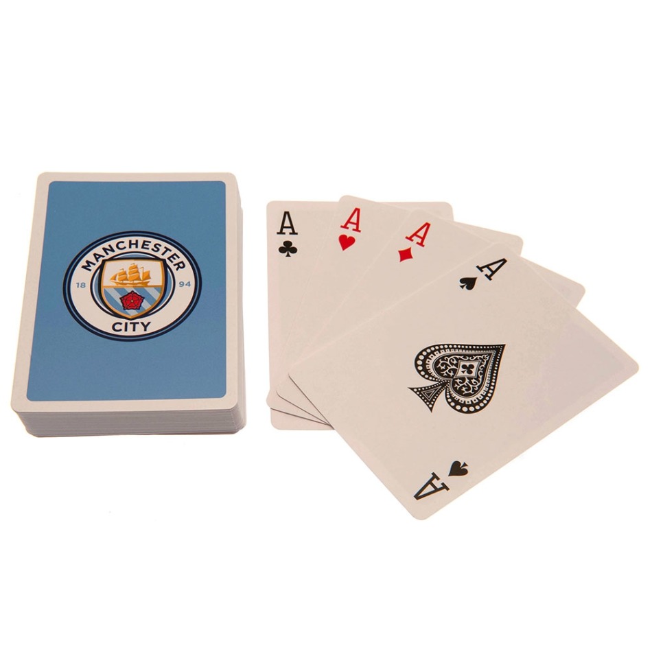 Manchester City hrací karty blue
