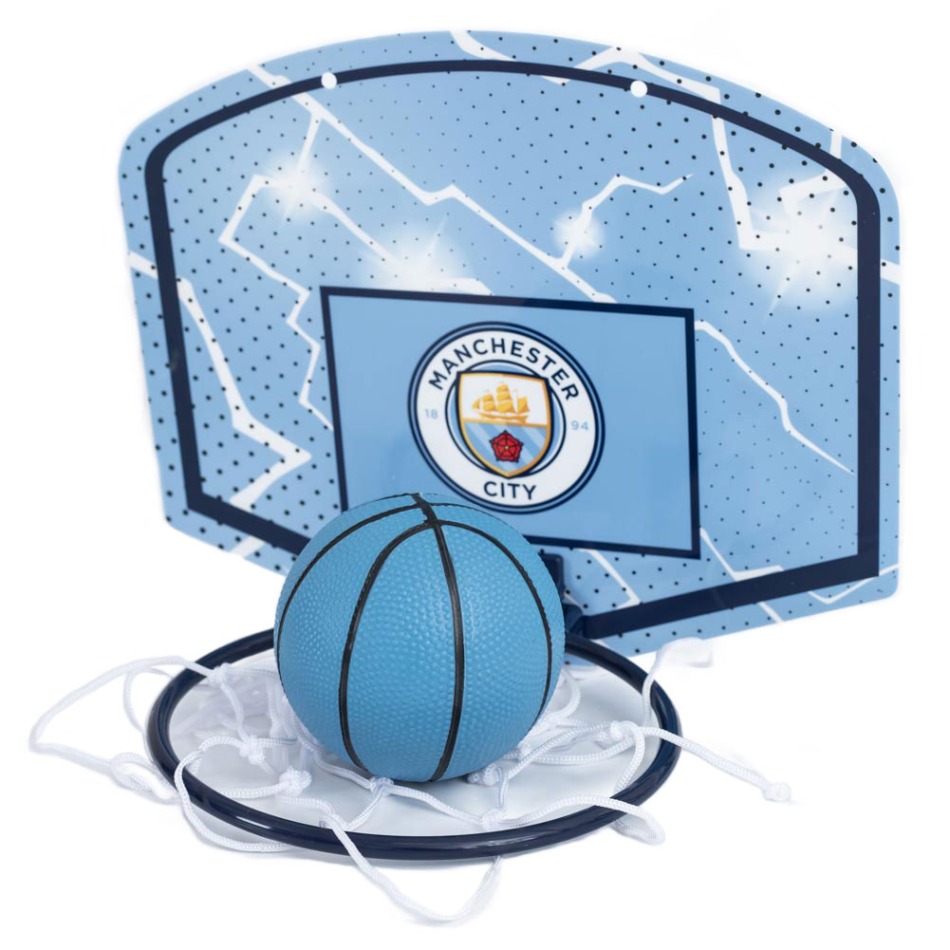 Manchester City mini Basketbalový set blue - Manchester City ostatní suvenýry