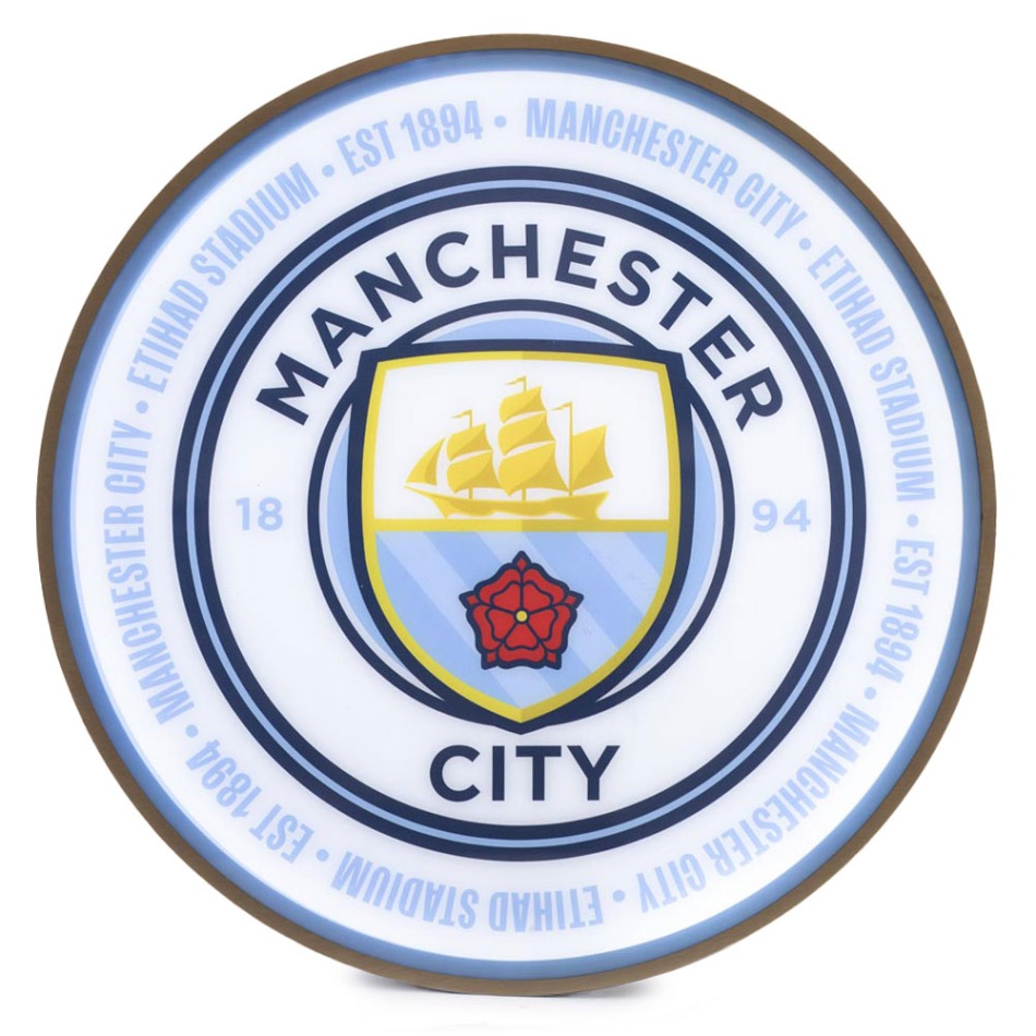 Manchester City LED cedule 12 Inch Wall Light - Manchester City ostatní suvenýry