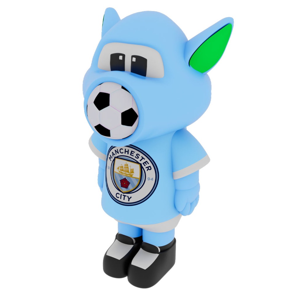 Manchester City FC Squeeze Popper - Manchester City ostatní suvenýry