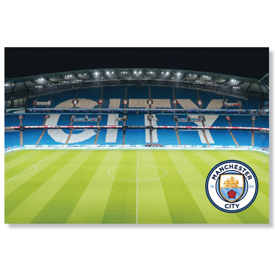 Manchester City FC Landscape LED Stadium Sign - Manchester City ostatní suvenýry