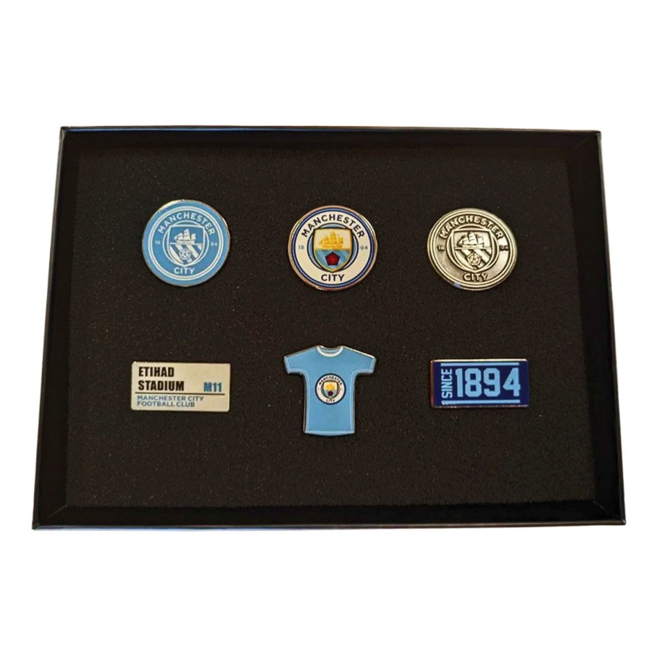 Manchester City set odznáčků 6pc