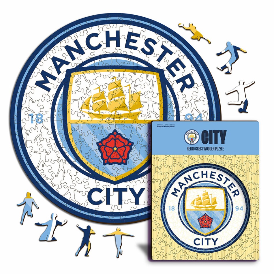 Manchester City dřevěné puzzle Crest 500 pcs - Manchester City ostatní suvenýry