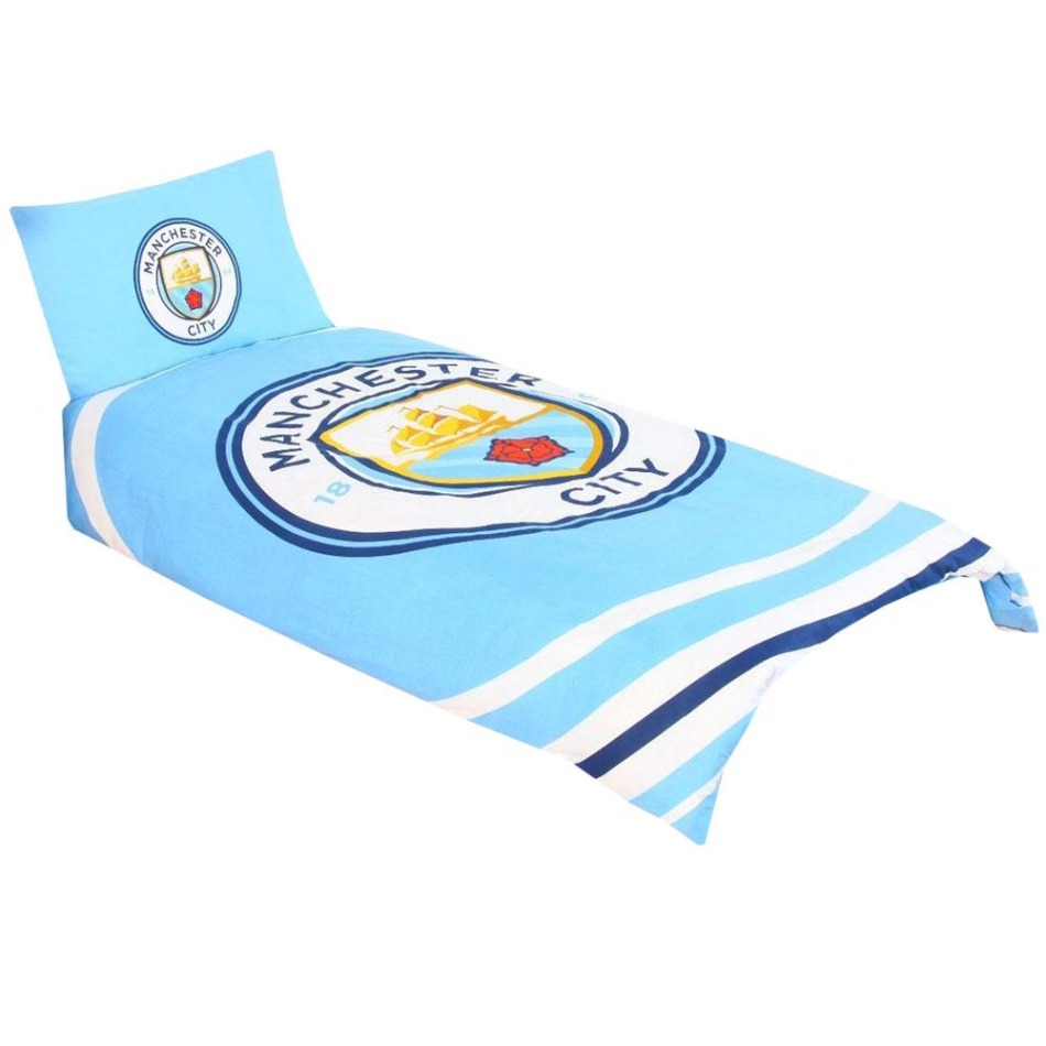 Manchester City povlečení na jednu postel Single Duvet Set PL - Manchester City povlečení, ručníky, deky