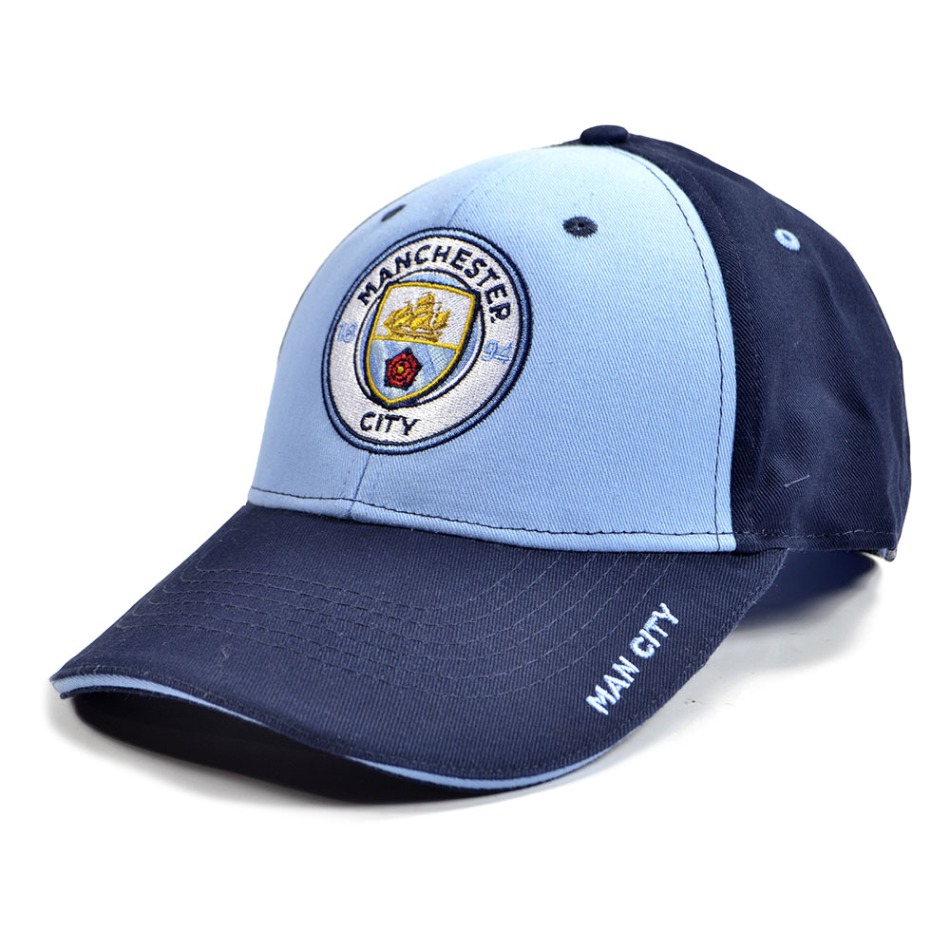 Manchester City čepice baseballová kšiltovka Blue navy - Manchester City šály, čepice, rukavice