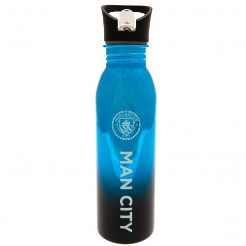 Manchester City láhev na pití UV Metallic Drinks Bottle - Manchester City sklenice, hrníčky, misky