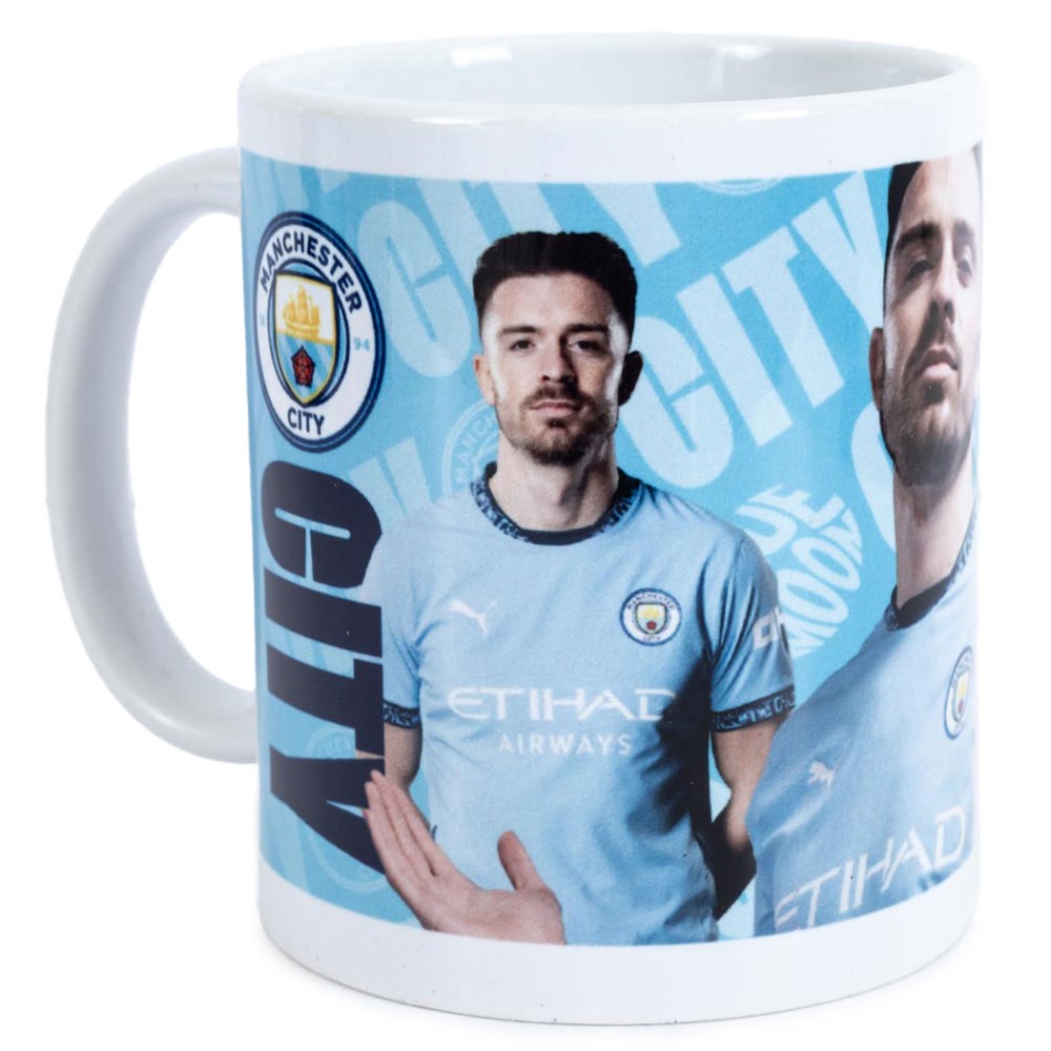 Manchester City hrníček Grealish white - Manchester City sklenice, hrníčky, misky