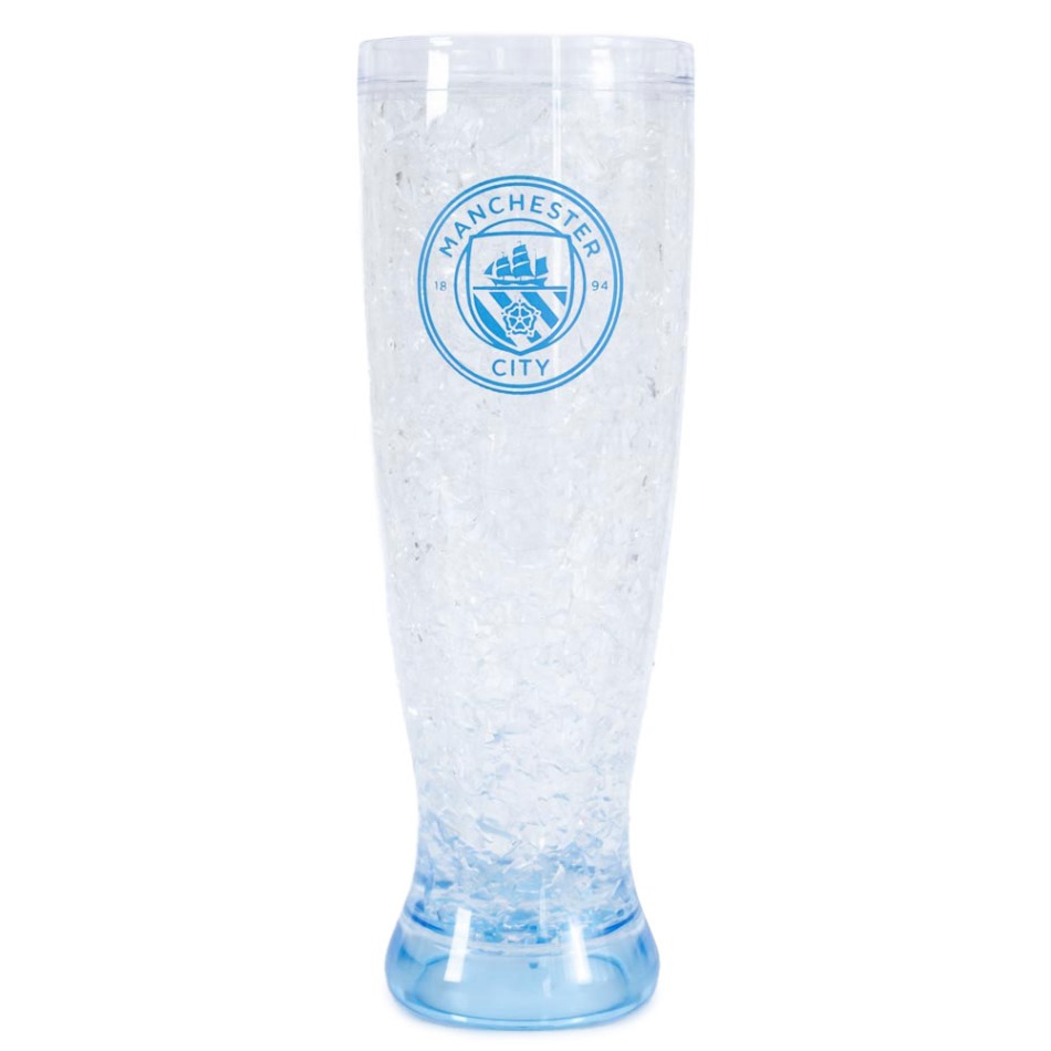 Manchester City chladič nápojů Slim Featuring a&nbsp;blue base - Manchester City sklenice, hrníčky, misky