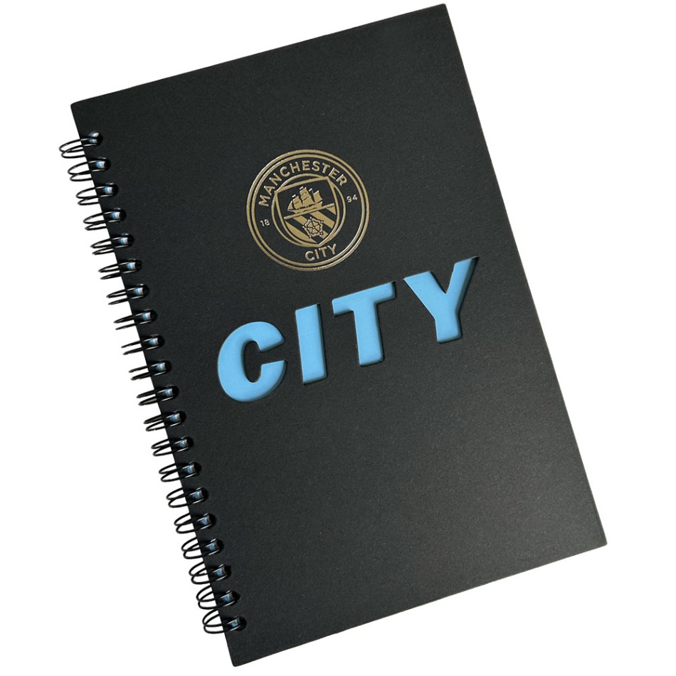 Manchester City zápisník A5 Cut Out