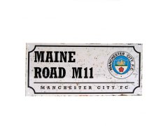 Manchester City cedule na zeď Street Sign Retro