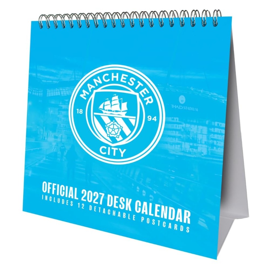 Manchester City stolní kalendář 2027