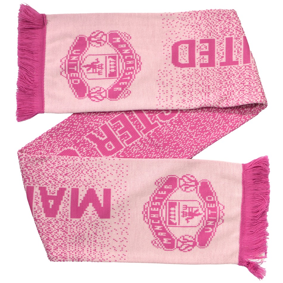 Manchester United zimní šála Knit pink - Manchester United