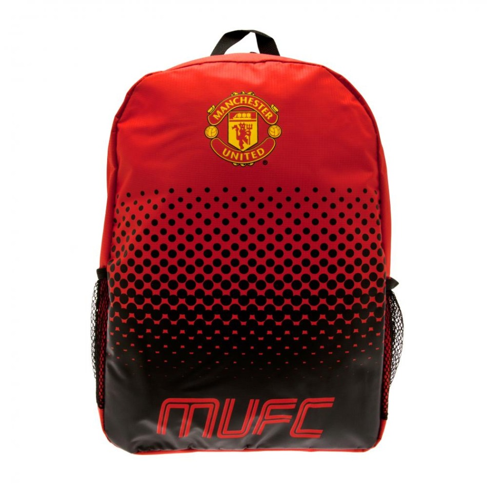 Manchester United batoh na záda Backpack red and black