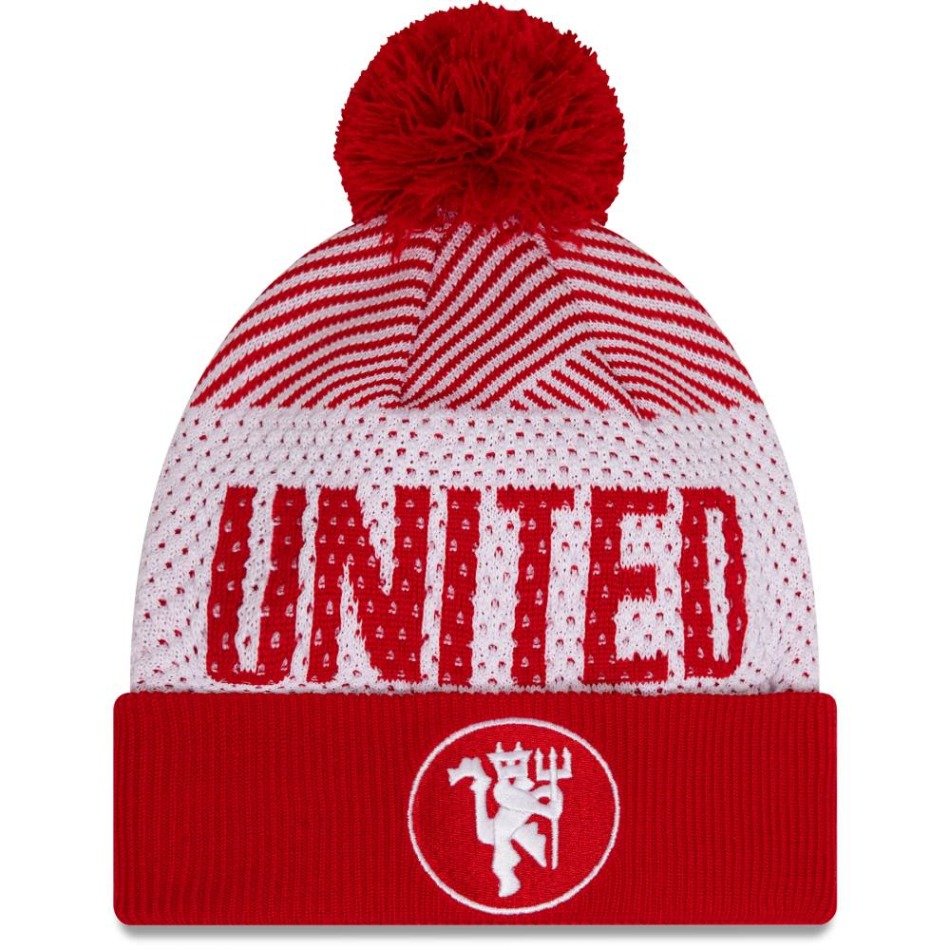 Manchester United dětská zimní čepice Engineered Cuff Red