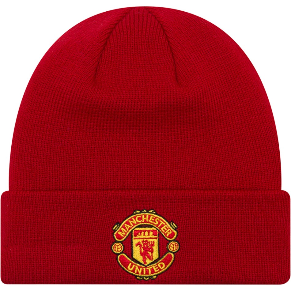 Manchester United zimní čepice Cuff Knit red - Manchester United kšiltovky, čepice, rukavice