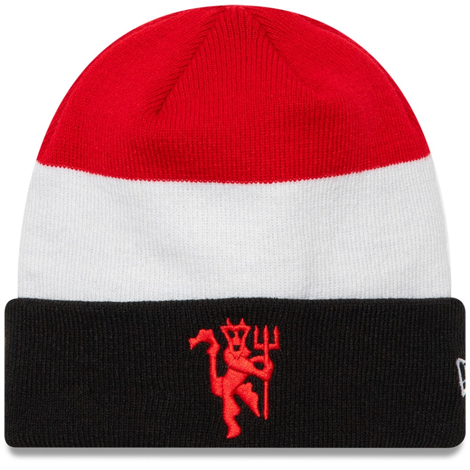 Manchester United zimní čepice Flag Black Cuff
