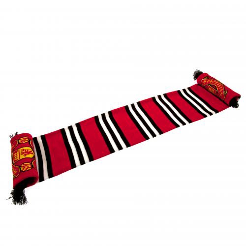 Manchester United zimní šála Bar Scarf - Manchester United kšiltovky, čepice, rukavice