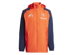 Manchester United pánská bunda s kapucí Allweather bright red