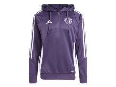 Manchester United pánská mikina s kapucí Track purple