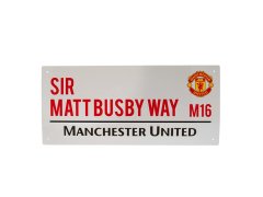 Manchester United kovová značka Street Sign MB