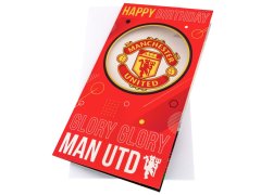Manchester United narozeninové přání Glory Glory Birthday Card