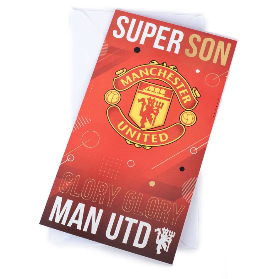 Manchester United narozeninové přání Super Son Birthday Card - Manchester United ostatní suvenýry