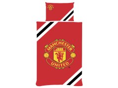 Manchester United povlečení na jednu postel Core Stripe Single Duvet Set