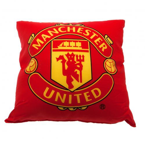 Manchester United polštářek red logo - Manchester United povlečení, ručníky, deky
