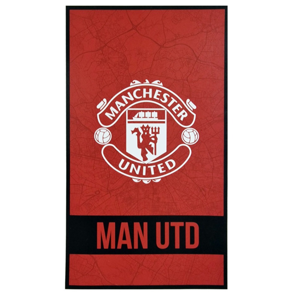 Manchester United osuška Identity - Manchester United povlečení, ručníky, deky