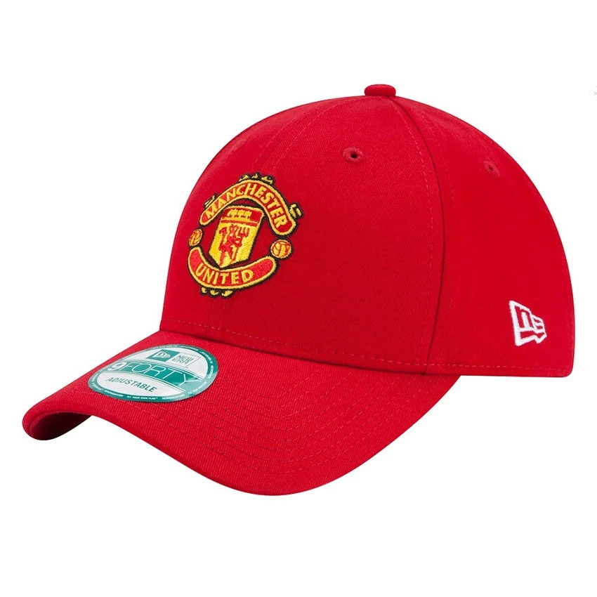 Manchester United čepice baseballová kšiltovka New Era 9Forty Red - Manchester United šály, čepice, rukavice