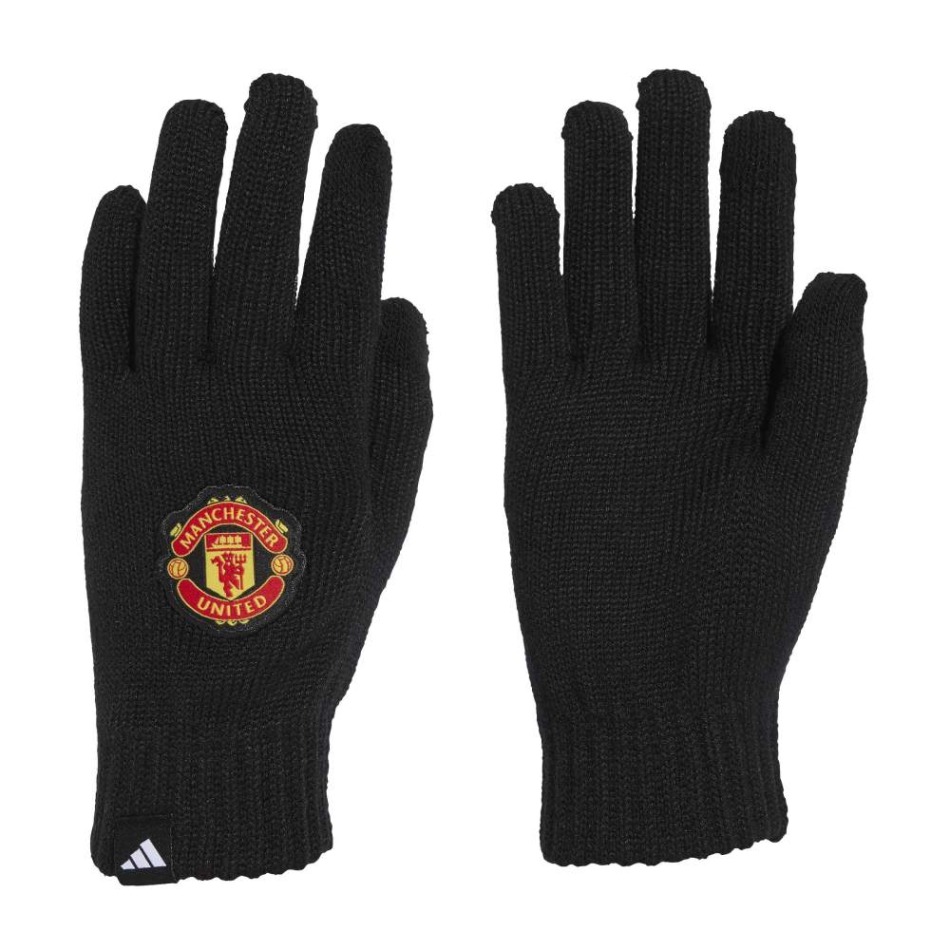 Rukavice MANCHESTER UNITED Gloves black - Manchester United šály, čepice, rukavice