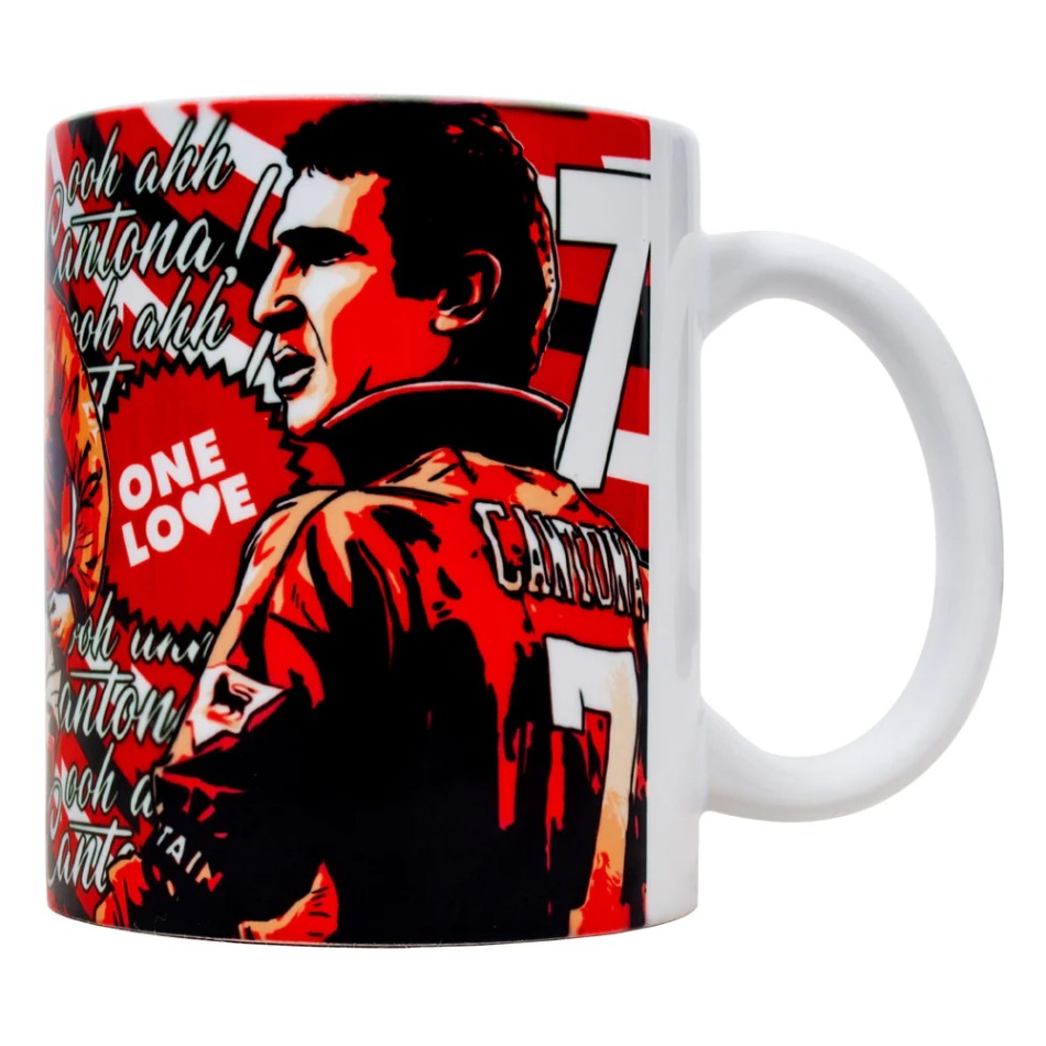 Manchester United hrníček Legend Cantona - Manchester United sklenice, hrníčky, misky
