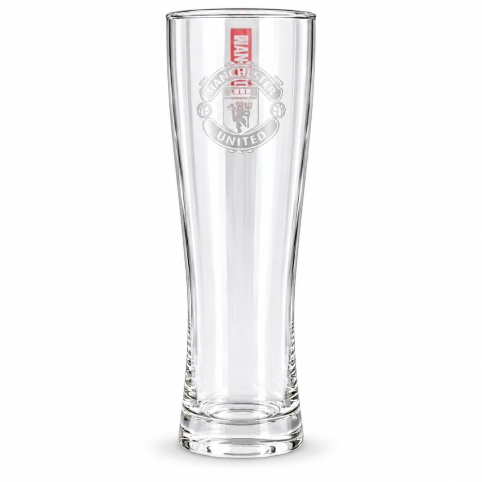 Manchester United sklenice Mono Crest Tall Beer Glass