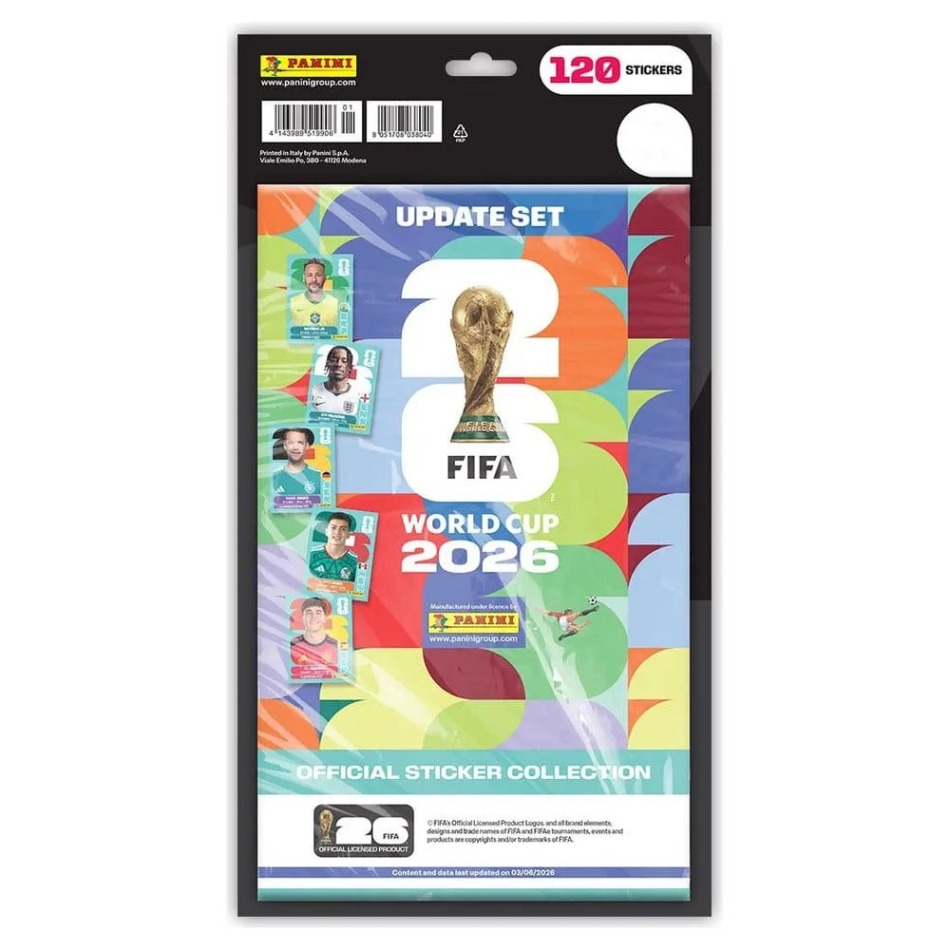 MS 2026 (World Cup) samolepky UPDATE SET