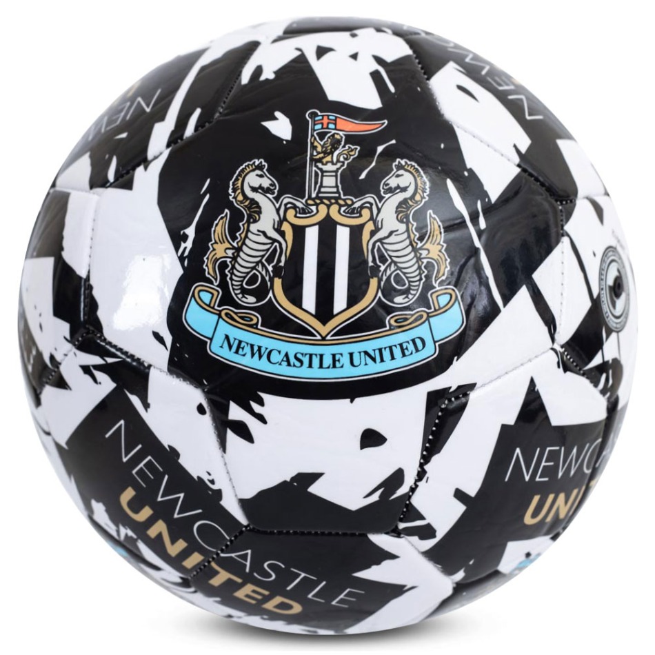 Newcastle United fotbalový míč Graffiti - size 5 - Newcastle United fotbalové vybavení