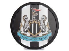 Newcastle United nástěnné hodiny Metal LED Logo